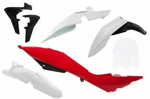Rtech Plastics Kit White/Red/Blue OE