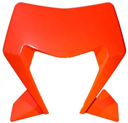 Rtech Front Headlight Mask Neon Orange KTM EXC/XC-W 2024