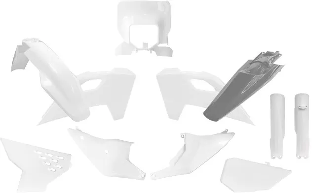 Rtech Plastic Kit 8-Piece Husqvarna TE/FE White/Quantum GR
