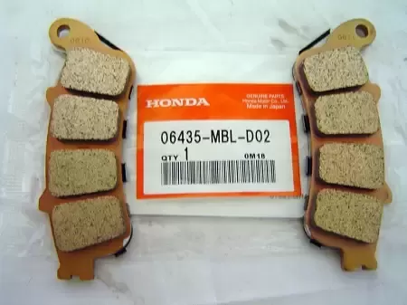 Honda PAD SET, RR. 06435MBLD02