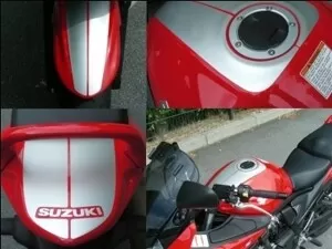 Suzuki Decorative Sticker Set Silver Bandit GSF 1250/650