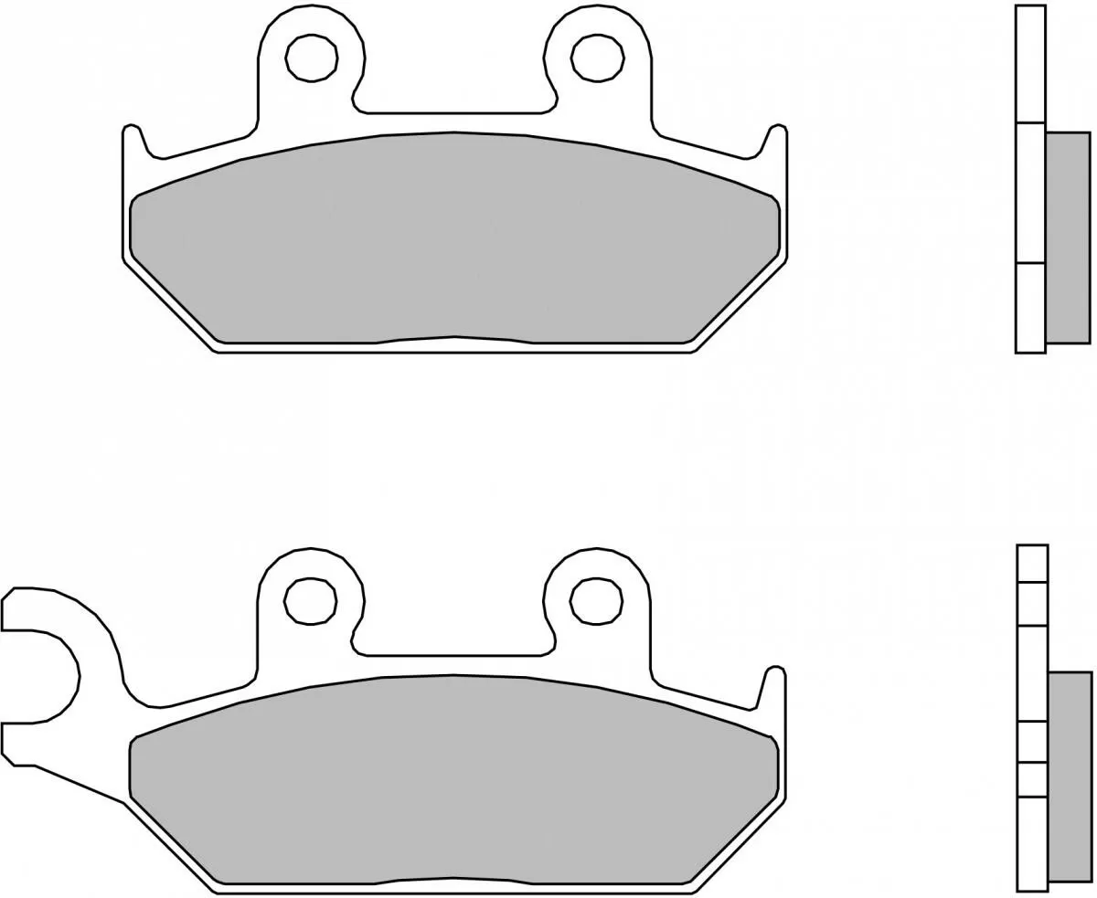 Brembo 07YA25SA Brake Pads Sinter Street 