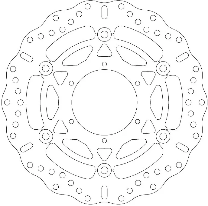 EBC Floating Wave Brake Disc MD1180XC