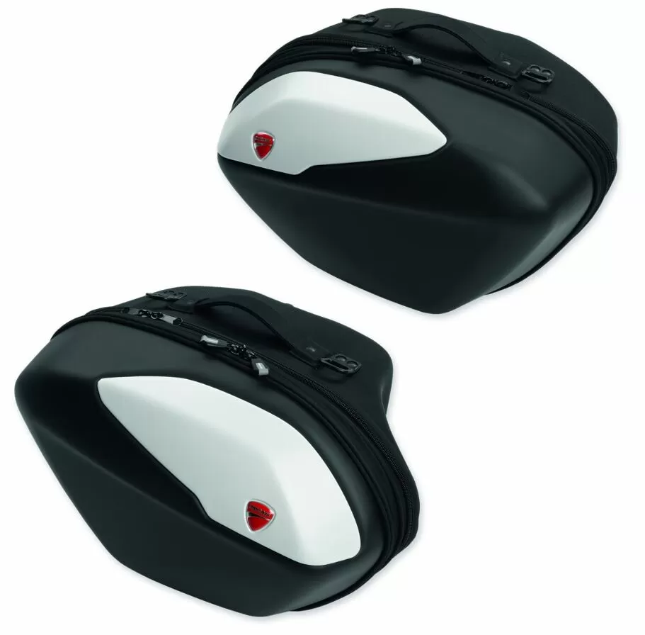 Set of Side Panniers SS Star White Silk