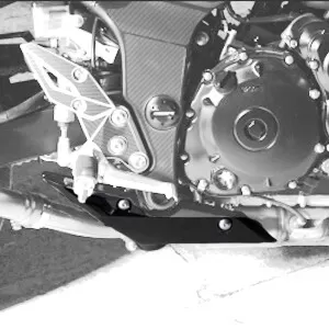 Suzuki Bottom spoiler (Matt Black) GSR 750 (11-16)