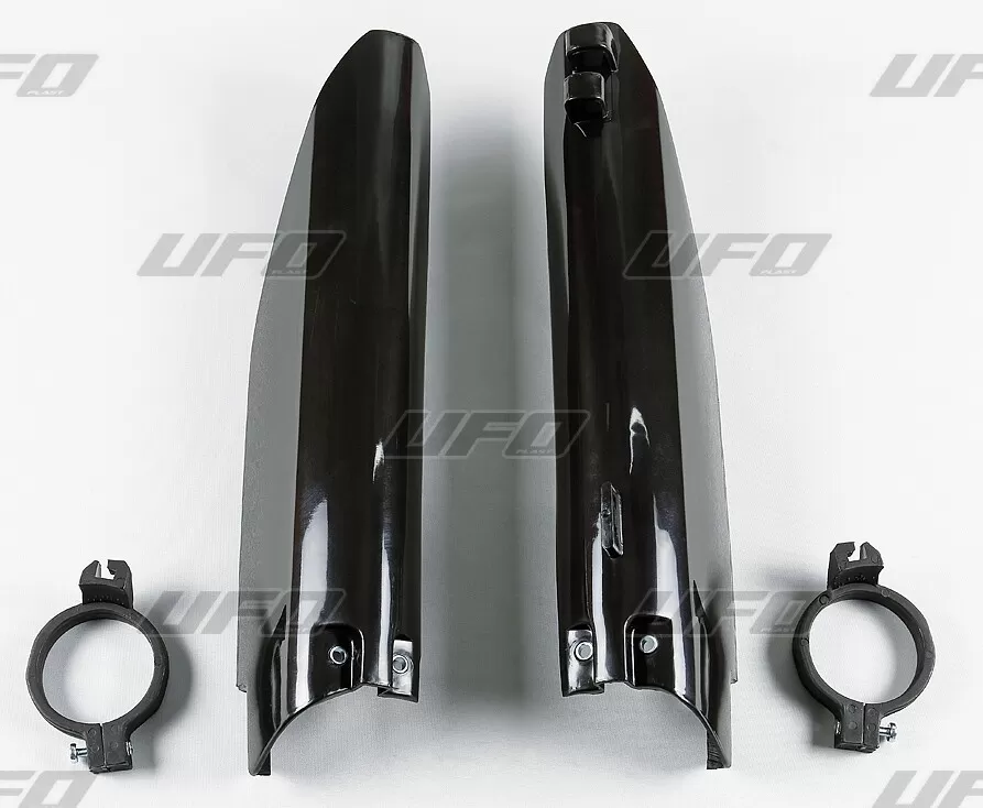UFO Fork Slider Protectors Black Suzuki RM125/250 99-00