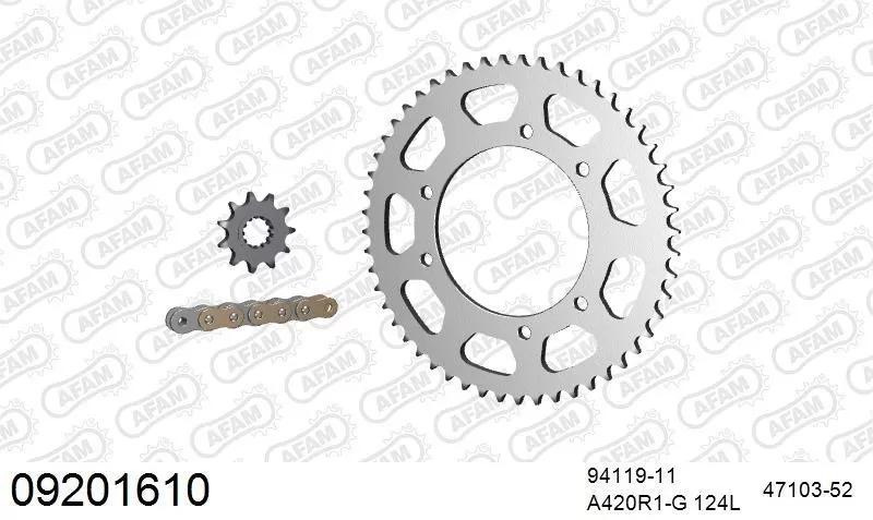 AFAM Chainset - Steel Racing