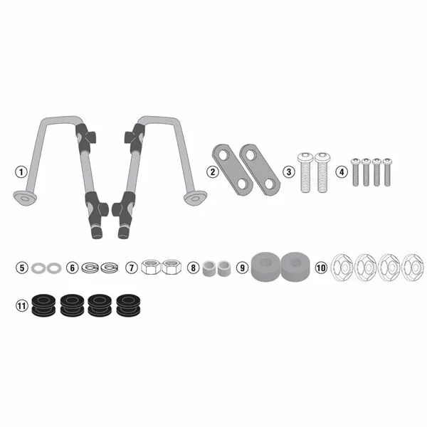 GIVI Windshield mounting kit