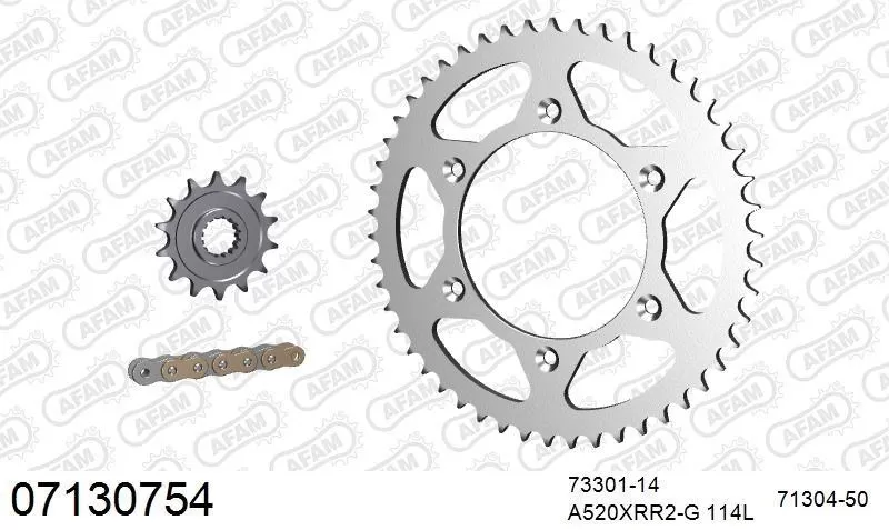 AFAM Chainset - Steel