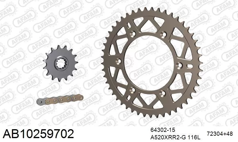 AFAM Chainset - Aluminium AB