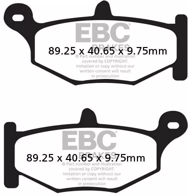 EBC Organic Brake Pads FA419