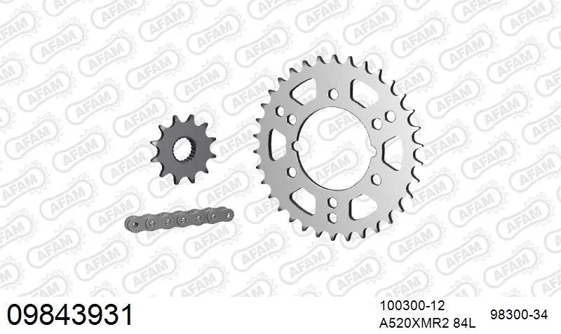 AFAM Chainset - Steel