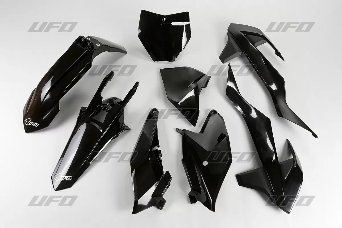 UFO Plastic Kit Black KTM SX85 18-23