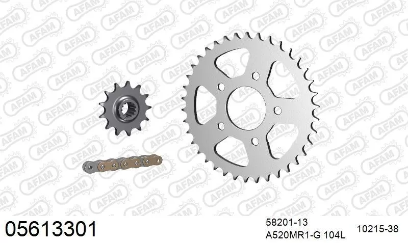AFAM Chainset - Steel
