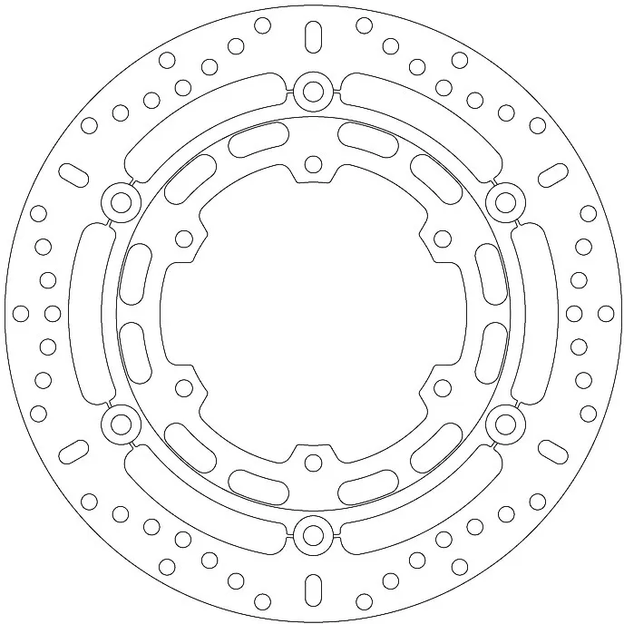 EBC Floating Round Brake Disc MD2128X