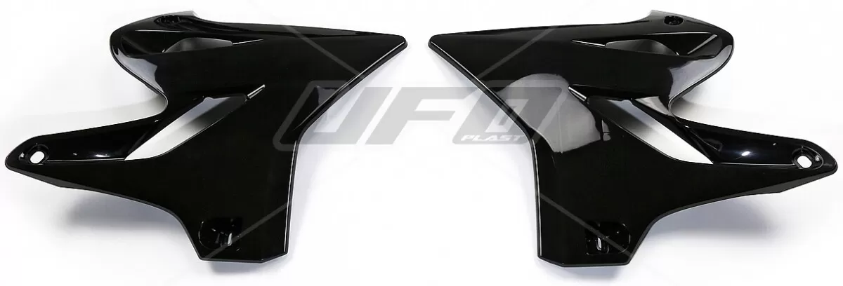 UFO Radiator Covers Black Yamaha YZ125/250