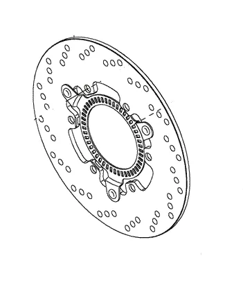 Kawasaki Brake Disc Rear 41080-0698