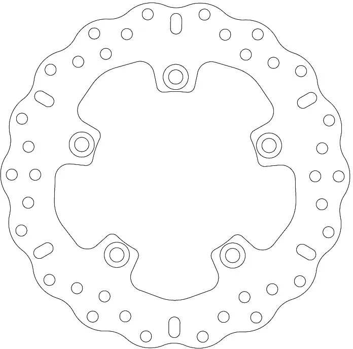 EBC Solid Wave Brake Disc MD3108C
