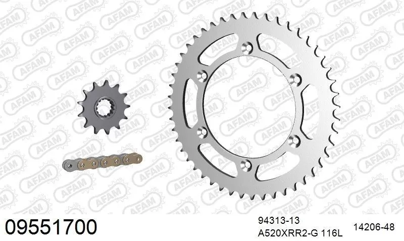AFAM Chainset - Steel