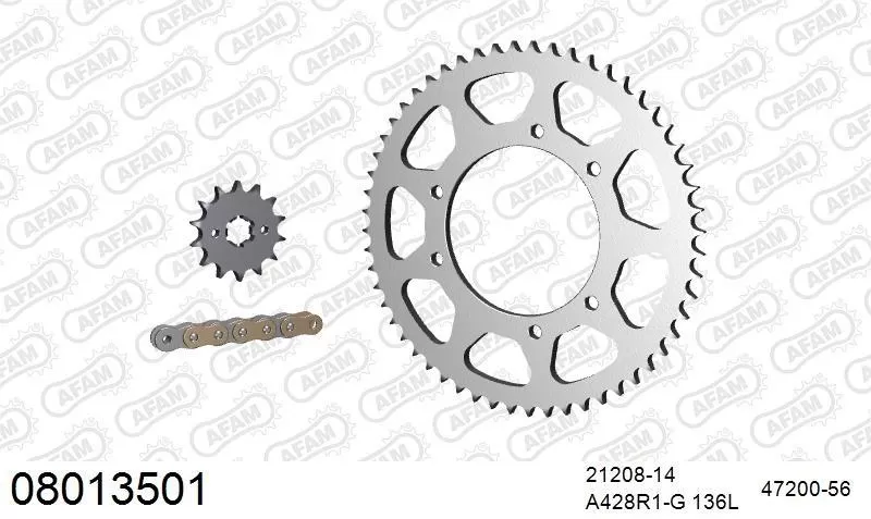 AFAM Chainset - Steel