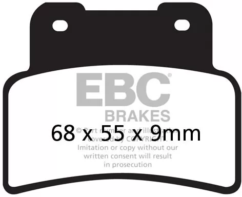 EBC Organic Brake Pads FA432