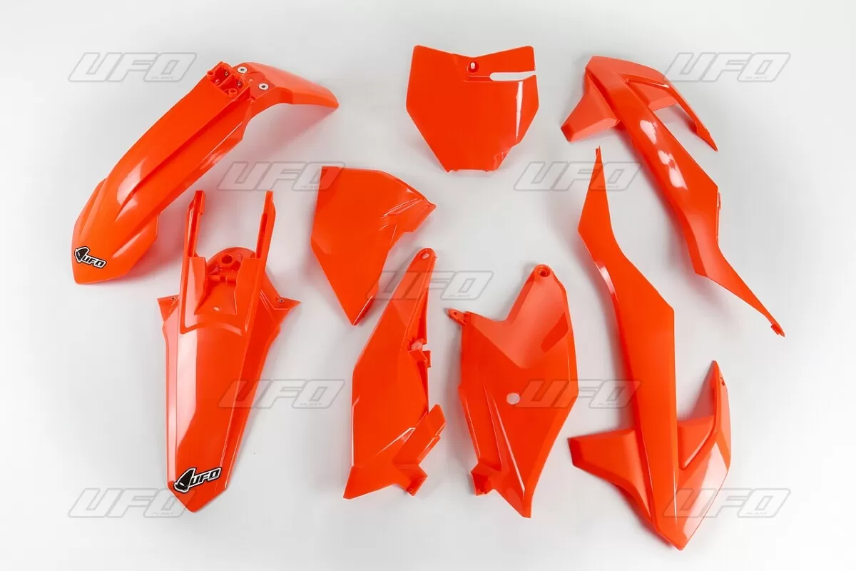 UFO Plastic Kit Neon Orange KTM SX85
