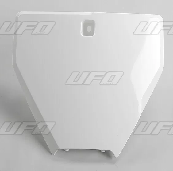 UFO Front Number Plate Husqvarna TC/FC 16-17 White
