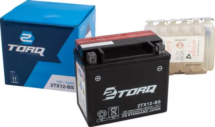 2TORQ Battery 2TX12-BS (YTX12)