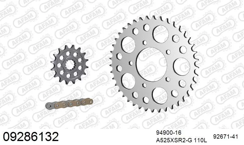 AFAM Chainset - Steel Racing