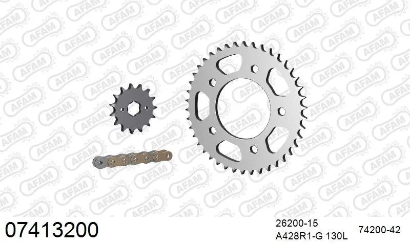 AFAM Chainset - Steel