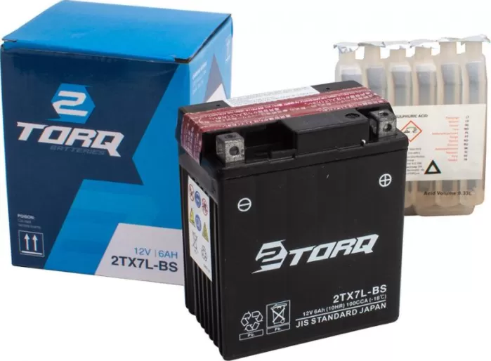 2TORQ Battery 2TX7L-BS (YTX7L)