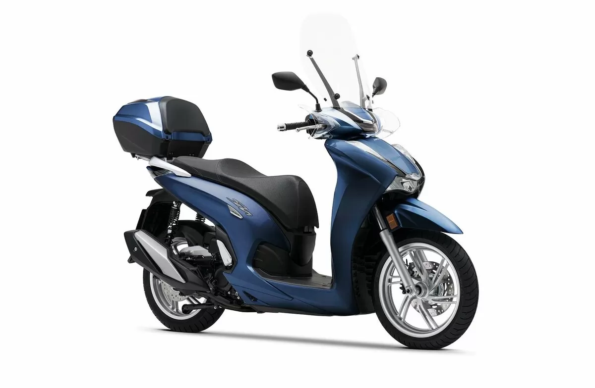 Honda 35l Top Box In Crescent Blue Metallic