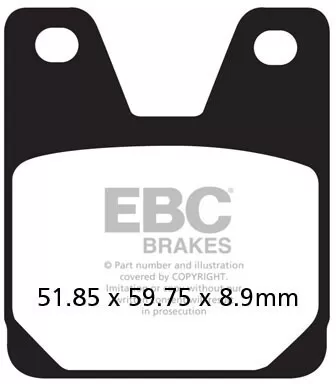 EBC Organic Brake Pads FA267