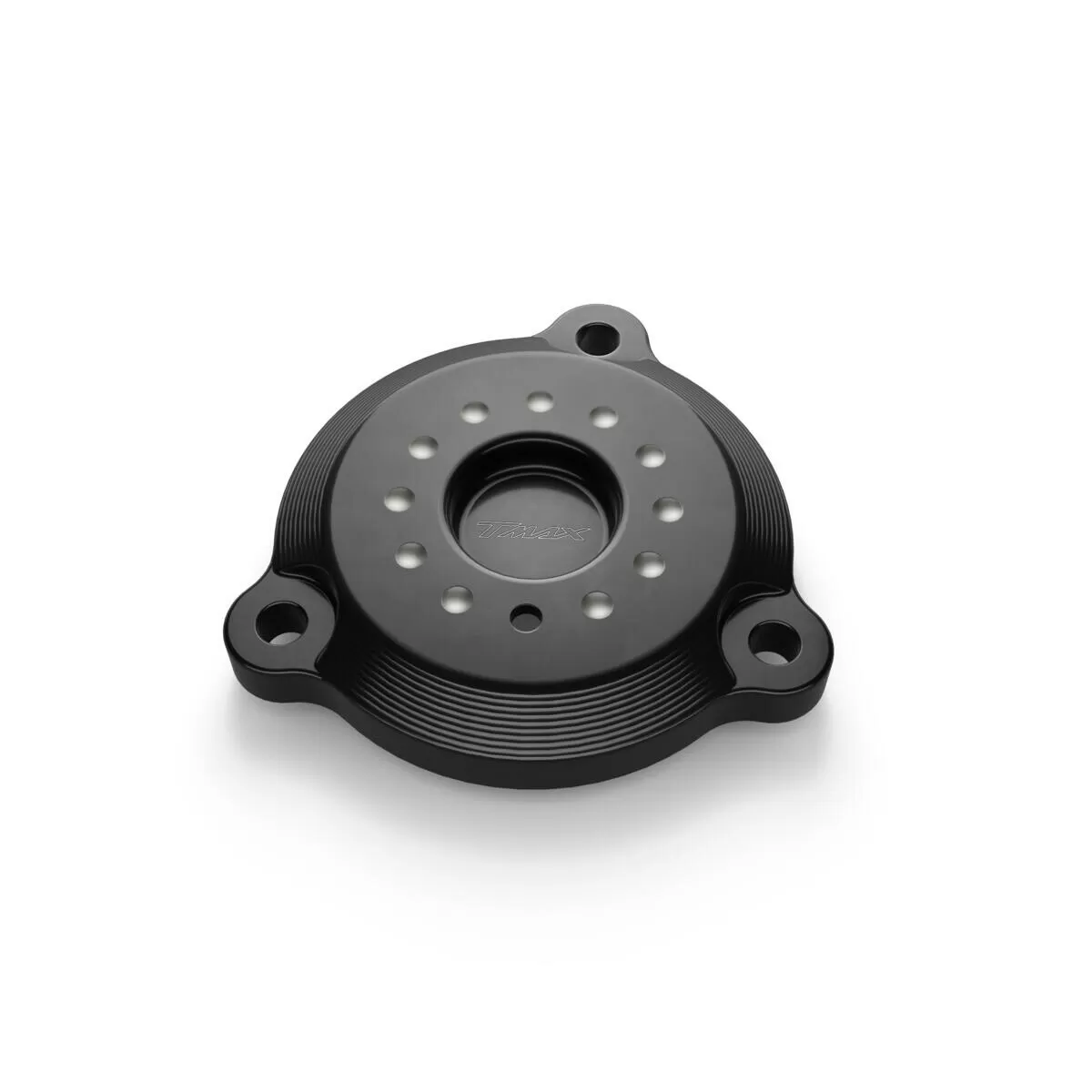 Yamaha Billet Engine Cover Gray Rear TMAX (Tech MAX)