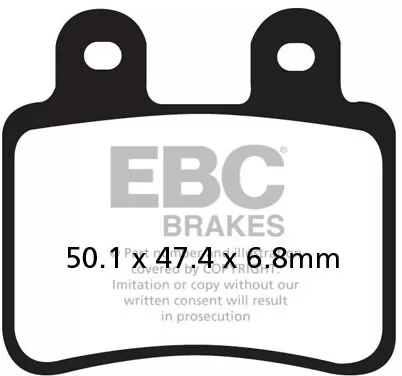 EBC Organic Brake Pads FA350