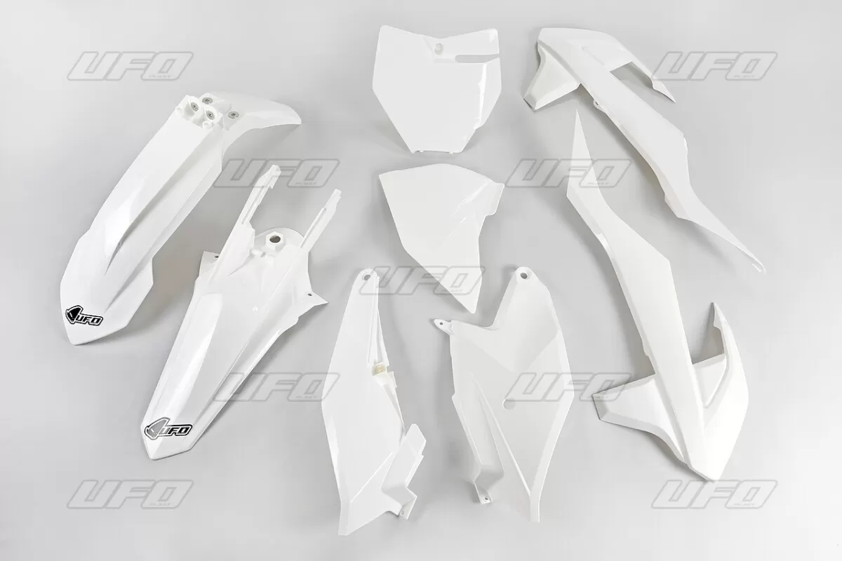 UFO Plastic Kit White for KTM SX85