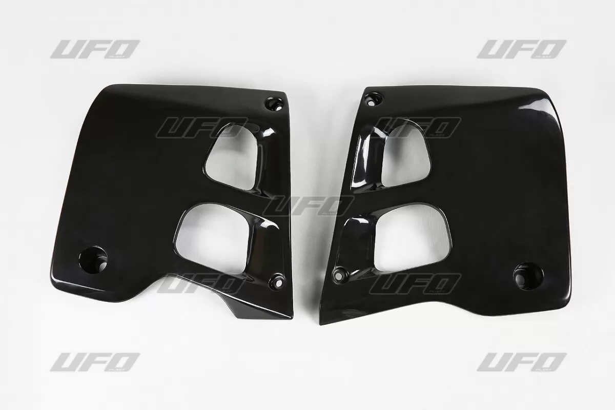UFO Radiator Covers Black Honda CR125/250