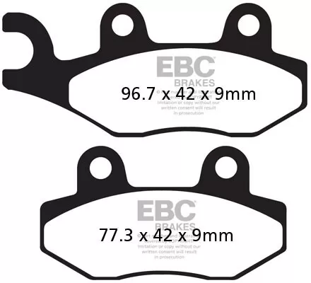 EBC Organic Brake Pads FA228
