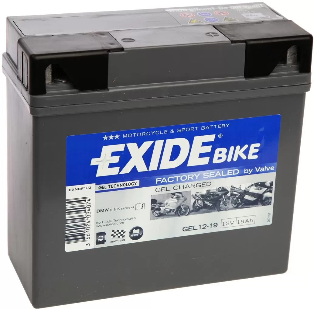 EXIDE Accu GEL G19 51913 - BMW OEM 61212346800