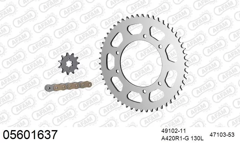 AFAM Chainset - Steel