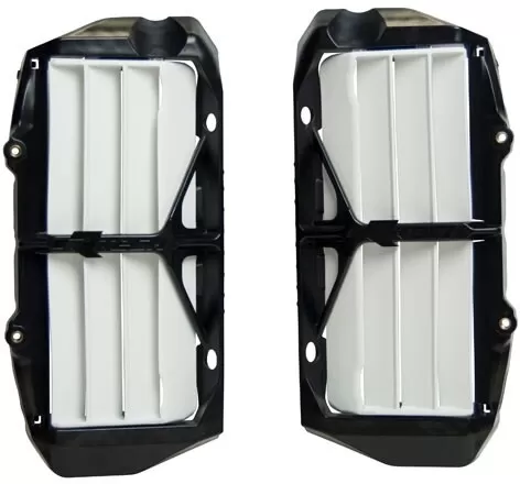 Rtech Oversize Radiator Louvres White