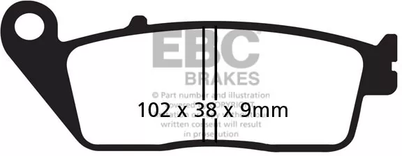 EBC Semi-Sintered Brake Pads FA142V