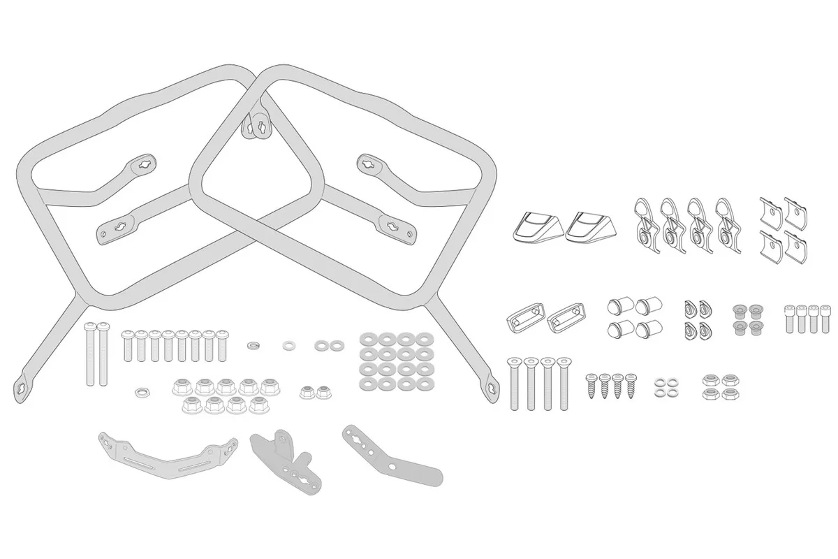 GIVI Tubular Pannier Holder Honda NC750X (2021)