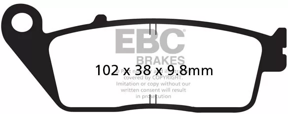 EBC Organic Brake Pads FA196