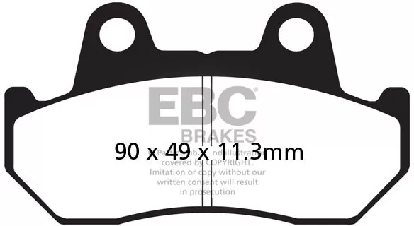 EBC Organic Brake Pads FA069/3