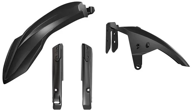 Rtech 3-piece Front Fender Kit Black Yamaha T7