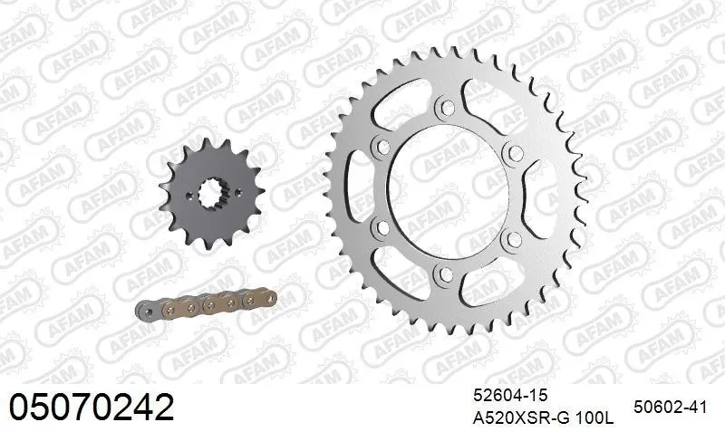 AFAM Chainset - Steel