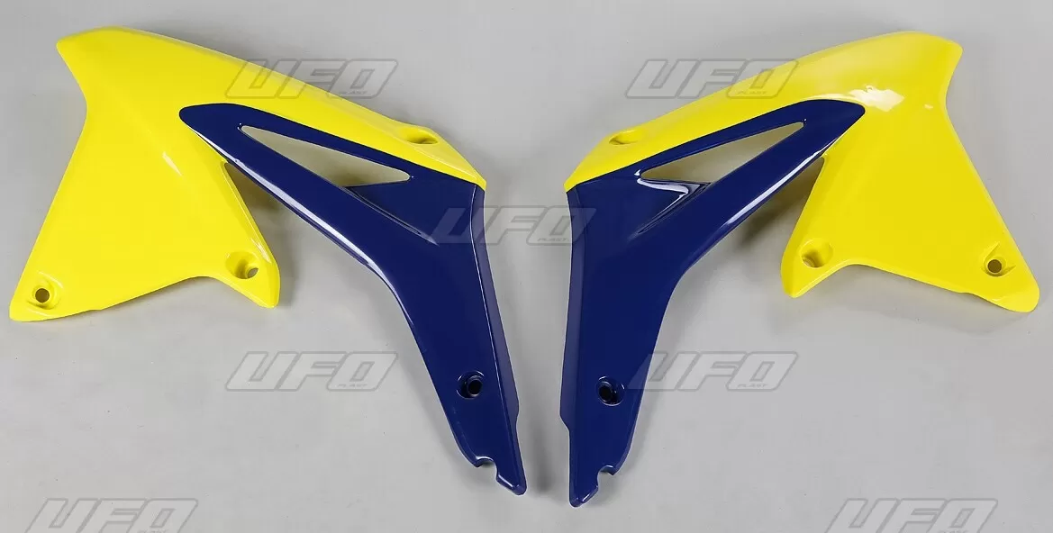 UFO Radiator Covers Suzuki RMZ450 08 Yellow
