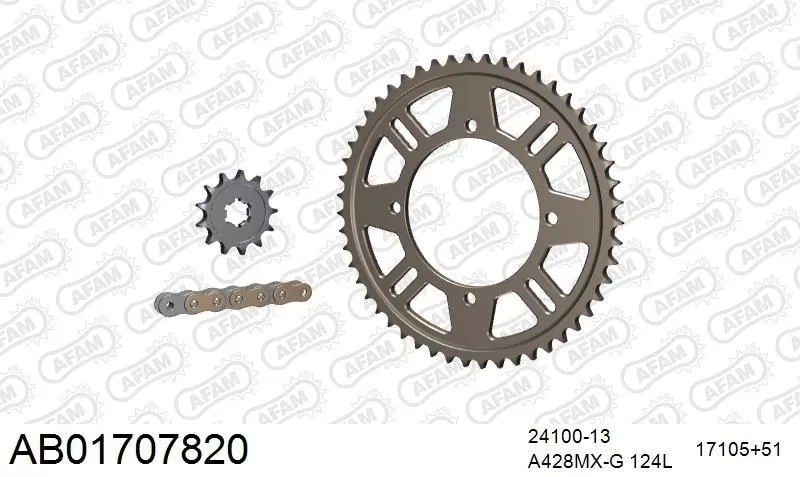AFAM Chainset - Aluminium AB