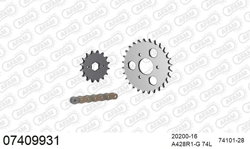 AFAM Chainset - Steel
